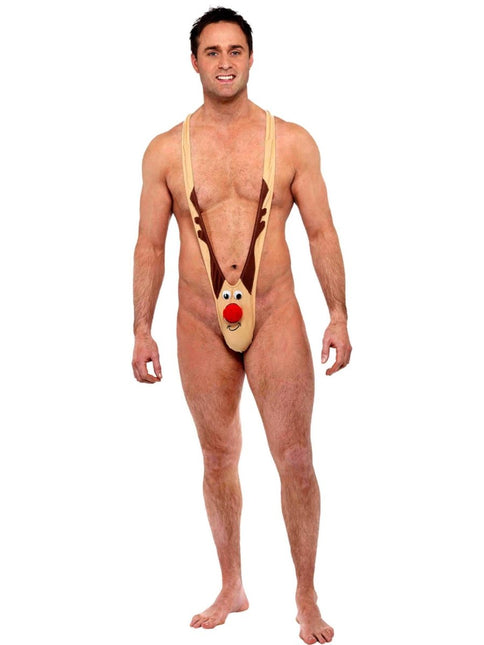 Kerst Mankini Rudolf van Smiffys koop je bij Partywinkel
