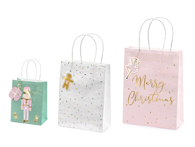 Kerst Uitdeeltasjes 3st van Partydeco koop je bij Partywinkel