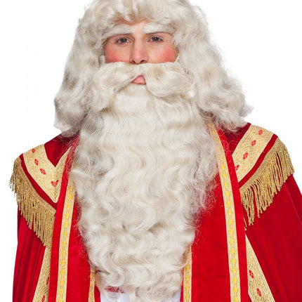 Kerstman Pruik, baard en wenkbrauwen van Orlob koop je bij Partywinkel