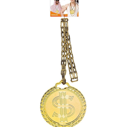 Ketting Hiphop Dollar van Widmann koop je bij Partywinkel