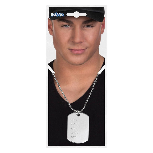 Ketting Naamplaatje van Boland koop je bij Partywinkel