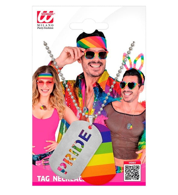 Ketting Pride Tag van Widmann koop je bij Partywinkel