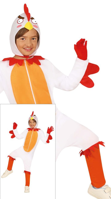 Kip Onesie Wit Kind van Fiestas Guirca koop je bij Partywinkel