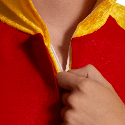 Kippenpak Rood Geel van Partychimp koop je bij Partywinkel