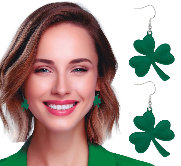 Klaver Oorbellen st. Patrick van Fiestas Guirca koop je bij Partywinkel