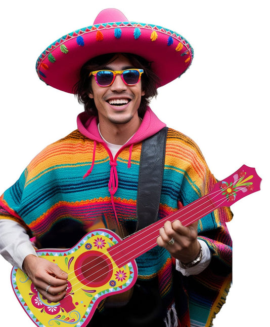 Kleine Mexicaanse Gitaar 54 cm van Fiestas Guirca koop je bij Partywinkel