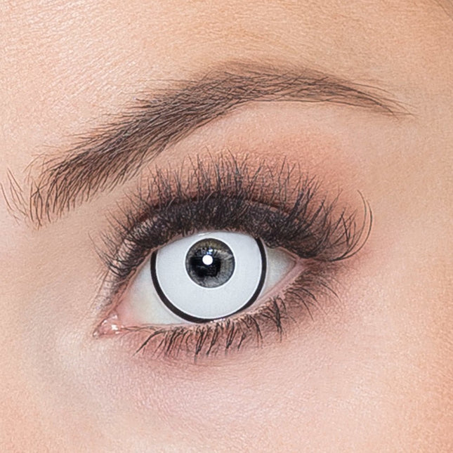 Kleurlenzen Maniak Wit Zwart van Boland koop je bij Partywinkel