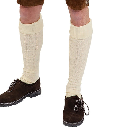 Kniekousen, crèmewit van Orlob koop je bij Partywinkel