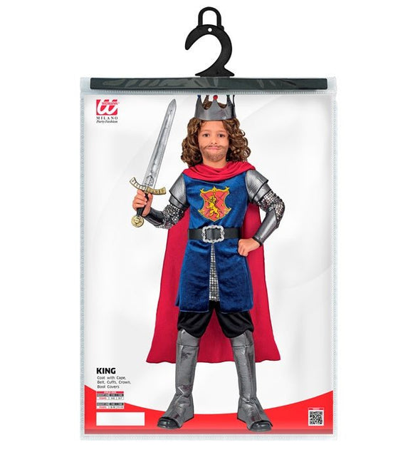 Koning Kostuum Blauw Rood van Widmann koop je bij Partywinkel