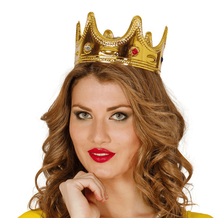 Koningin Kroon Goud 55cm van Fiestas Guirca koop je bij Partywinkel