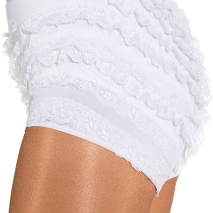 Kort Broekje met Ruffles Dames van Orlob koop je bij Partywinkel