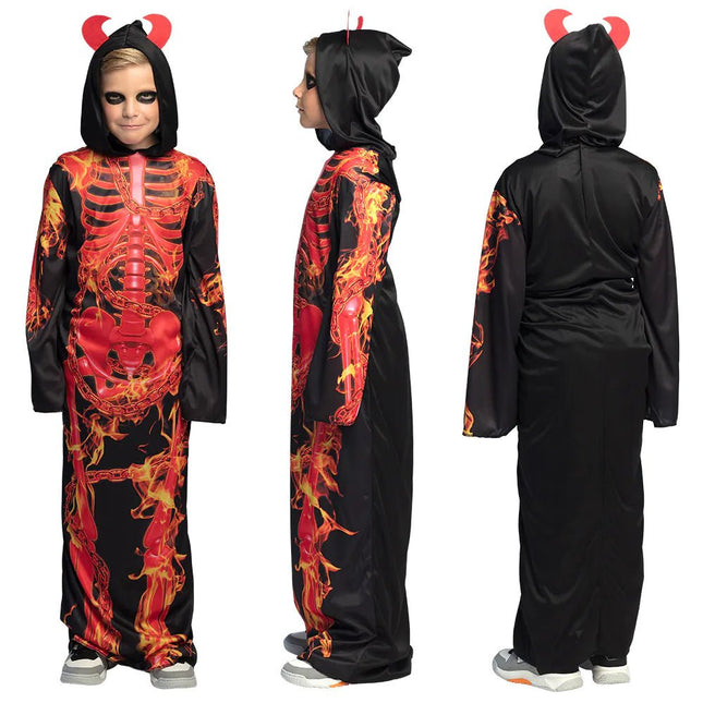 Kostuum Hellfire Skeleton van Boland koop je bij Partywinkel