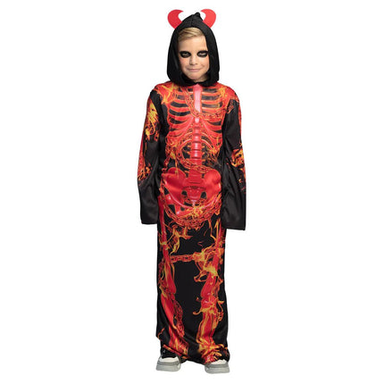 Kostuum Hellfire Skeleton van Boland koop je bij Partywinkel