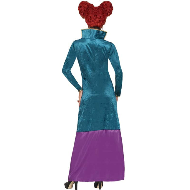 Kostuum Jurk Sister Witch Blauw Paars Dames van Fiestas Guirca koop je bij Partywinkel