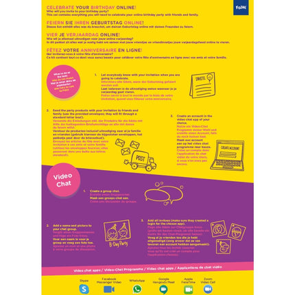 Kraamfeest Meisje Feestpakket van Folat koop je bij Partywinkel