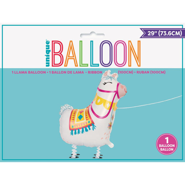 Lama Airwalker met Lint van Unique koop je bij Partywinkel