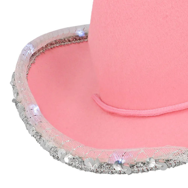 LED cowboyhoed kind Glimmer van Boland koop je bij Partywinkel