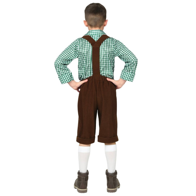 Lederhose Bruin Jongen van Widmann koop je bij Partywinkel