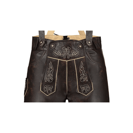 Lederhose Heren Leer van Haus Huberts koop je bij Partywinkel