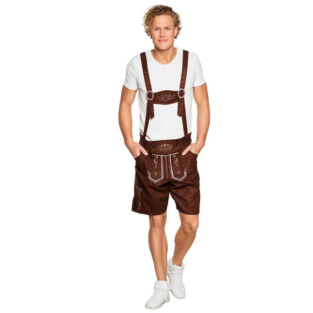 Lederhose Kort L van Boland koop je bij Partywinkel