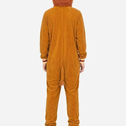 Leeuw Onesie Unisex Bruin van OppoSuits koop je bij Partywinkel