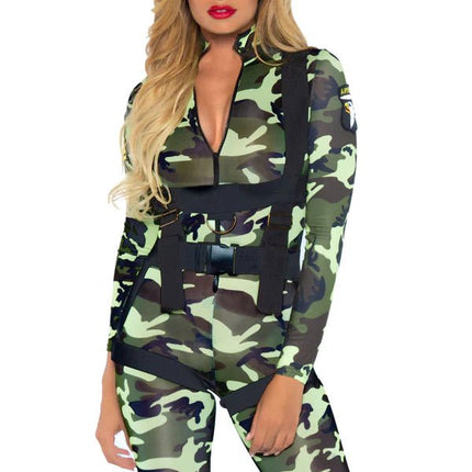Leger Jumpsuit Dames Leg Avenue van Leg Avenue koop je bij Partywinkel