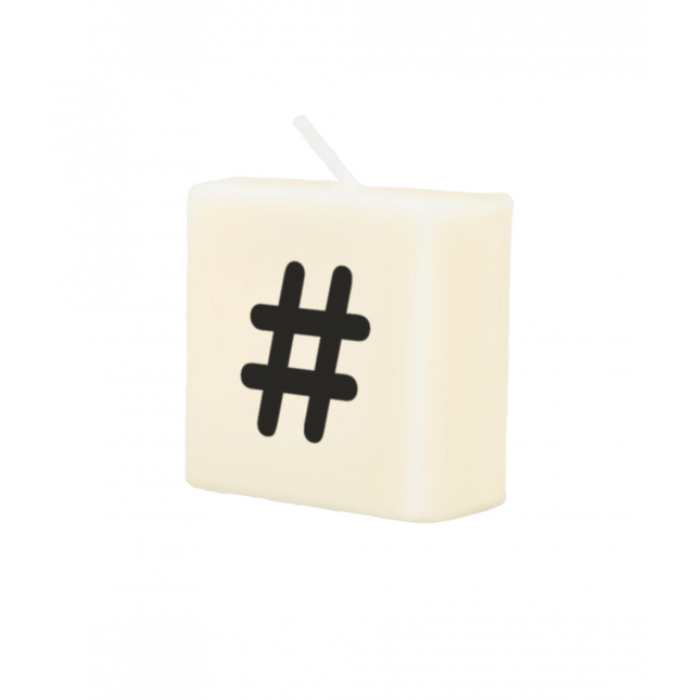 Letter Kaarsje  4cm van Paper Dreams koop je bij Partywinkel