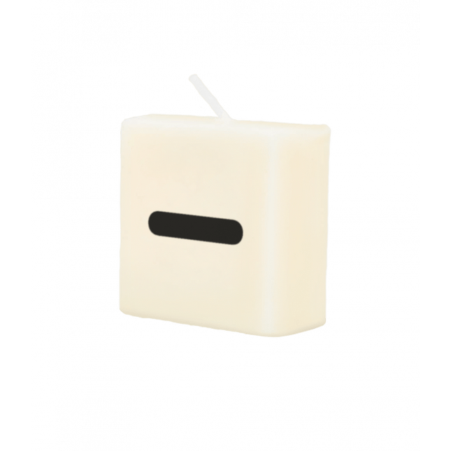Letter Kaarsje - (Middenstreepje) 4cm van Paper Dreams koop je bij Partywinkel