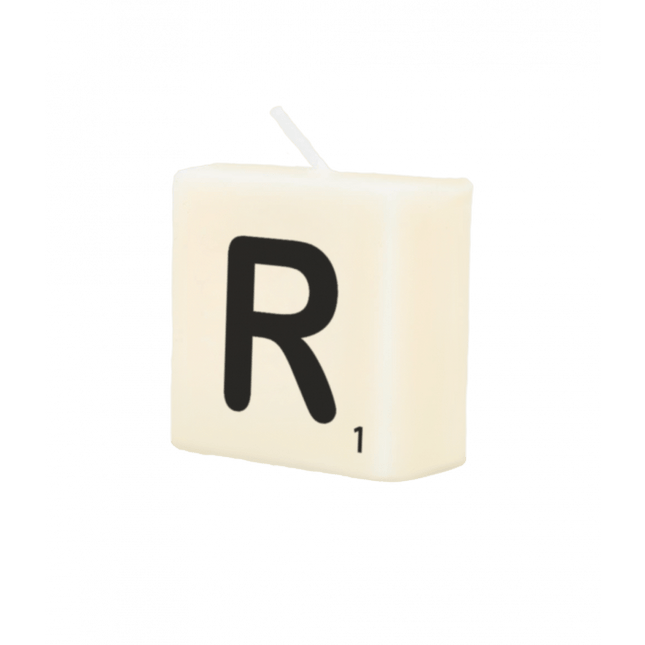 Letter Kaarsje R 4cm van Paper Dreams koop je bij Partywinkel