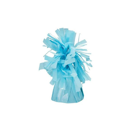 Lichtblauwe Ballon Gewicht 7cm 4st van Partydeco koop je bij Partywinkel