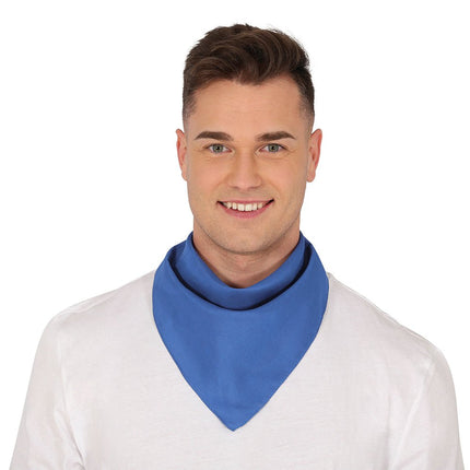 Lichtblauwe Bandana 54cm van Fiestas Guirca koop je bij Partywinkel