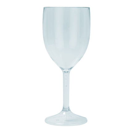 Lichtblauwe Wijnglas Plastic 300ml 2st van Procos koop je bij Partywinkel