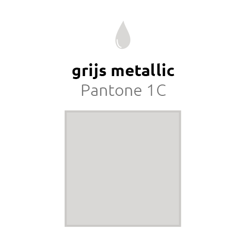 Lichtgrijze Ballonnen Metallic 25cm 10st van Balloonia koop je bij Partywinkel