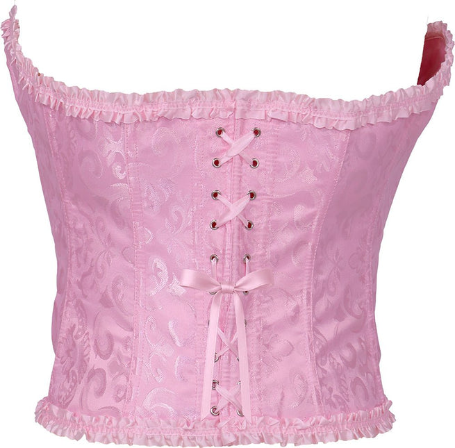 Lichtroze Corset Dames van Fiestas Guirca koop je bij Partywinkel