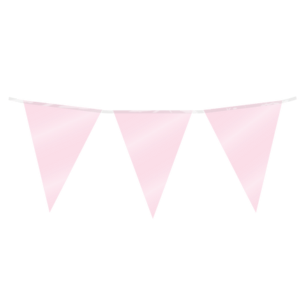 Lichtroze Slinger Metallic 10m van Paper Dreams koop je bij Partywinkel