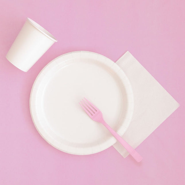 Lichtroze Tafelkleed Compact 2,74m van Unique koop je bij Partywinkel