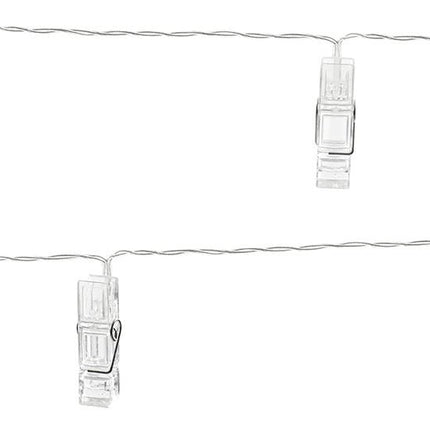 Lichtslinger LED Knijpers 1,4m van Partydeco koop je bij Partywinkel