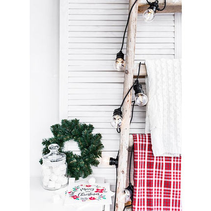 Lichtslinger LED Lampjes Zwart 5m van Partydeco koop je bij Partywinkel