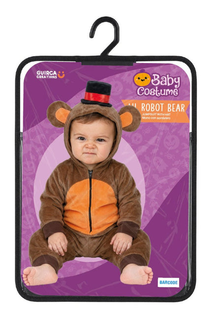 Lil Robot Bear Kostuum Baby van Fiestas Guirca koop je bij Partywinkel