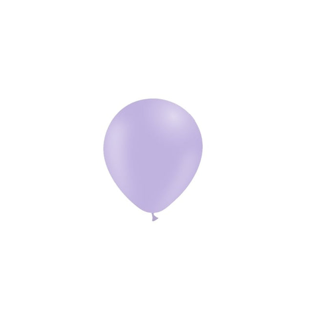Lila Ballonnen Pastel 14cm 100st van Balloonia koop je bij Partywinkel