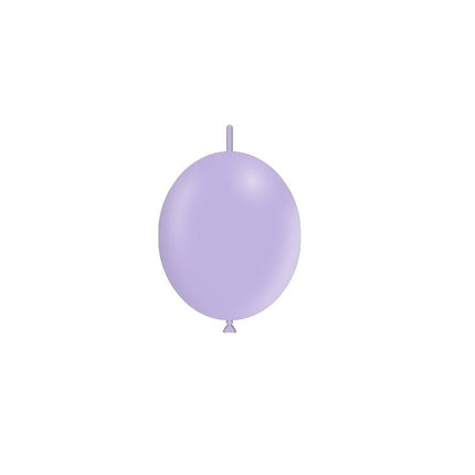 Lila Knoopballonnen 15cm 100st van Balloonia koop je bij Partywinkel