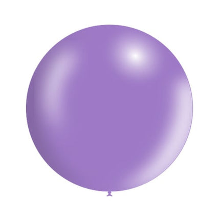Lila Reuze Ballon Metallic 60cm van Balloonia koop je bij Partywinkel