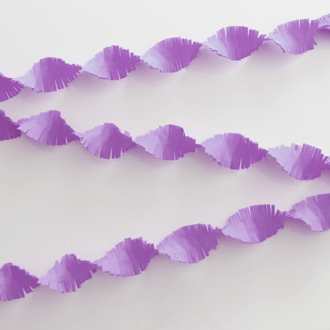 Lila Slingers Crepe 24m van WeFiesta koop je bij Partywinkel