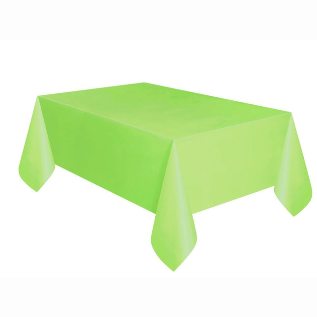 Lime Groen Tafelkleed Compact 2,74m van Unique koop je bij Partywinkel