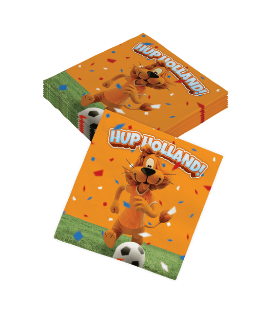 Loeki De Leeuw Servetten 16cm 8st van Paper Dreams koop je bij Partywinkel