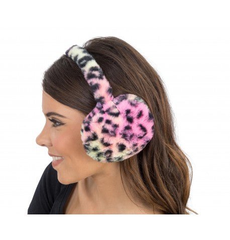 Luipaard Oorwarmers gekleurd van CHAKS koop je bij Partywinkel