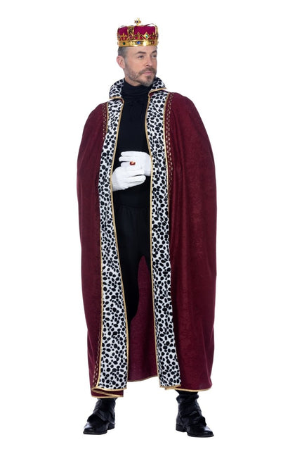 Koningsmantel Rood Heren Luxe van Wilbers & Wilbers koop je bij Partywinkel