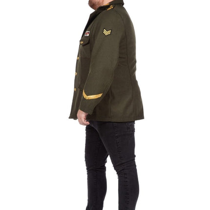 Leger Jas Heren Officier Luxe van Wilbers & Wilbers koop je bij Partywinkel