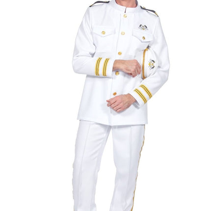 Navy Kostuum Heren Officier 2 delig van Wilbers & Wilbers koop je bij Partywinkel