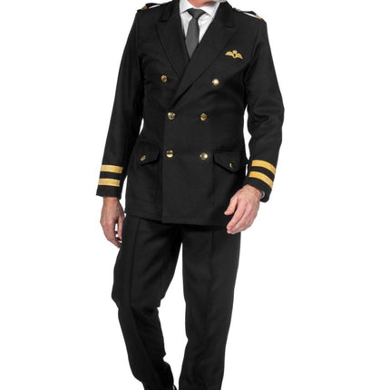 Pilotenpak Heren Luxe 2 delig van Wilbers & Wilbers koop je bij Partywinkel